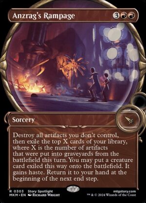 Anzrag's Rampage<br /><span class="collector-number">Collector No. 303</span>