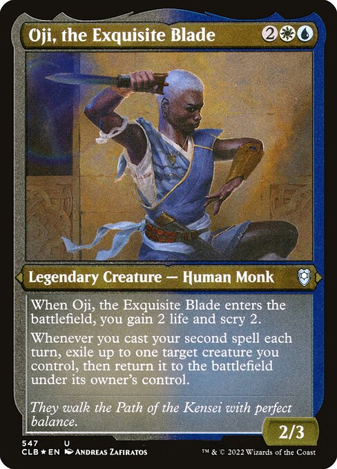 Oji, the Exquisite Blade