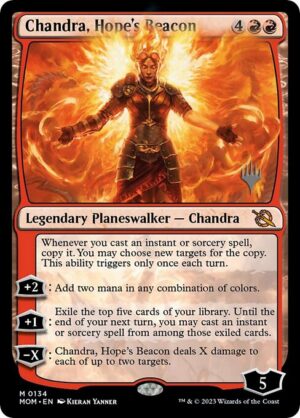 Chandra, Hope's Beacon<br /><span class="collector-number">Collector No. 134p</span>