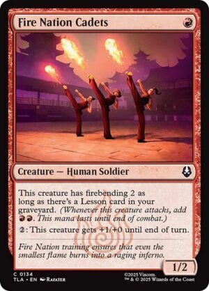 Fire Nation Cadets<br /><span class="collector-number">Collector No. 134</span>