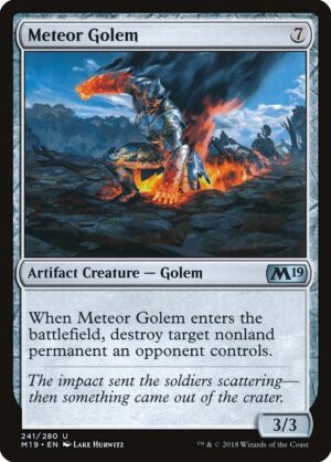 Meteor Golem - Foil<br /><span class="collector-number">Collector No. 241</span>