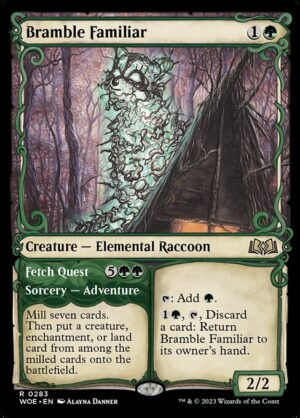 Bramble Familiar // Fetch Quest<br /><span class="collector-number">Collector No. 283</span>