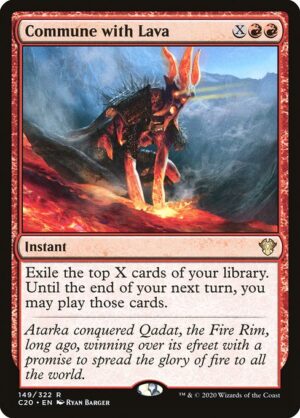 Commune with Lava<br /><span class="collector-number">Collector No. 149</span>