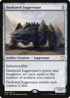 Darksteel Juggernaut<br /><span class="collector-number">Collector No. 202</span>