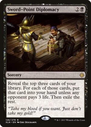 Sword-Point Diplomacy<br /><span class="collector-number">Collector No. 126</span>