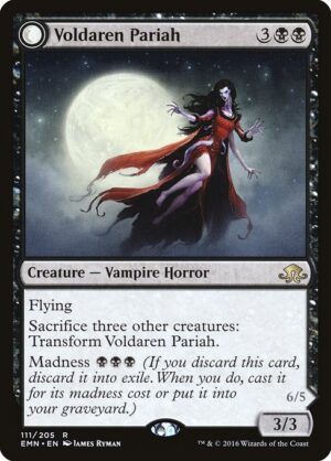 Voldaren Pariah // Abolisher of Bloodlines<br /><span class="collector-number">Collector No. 111</span>