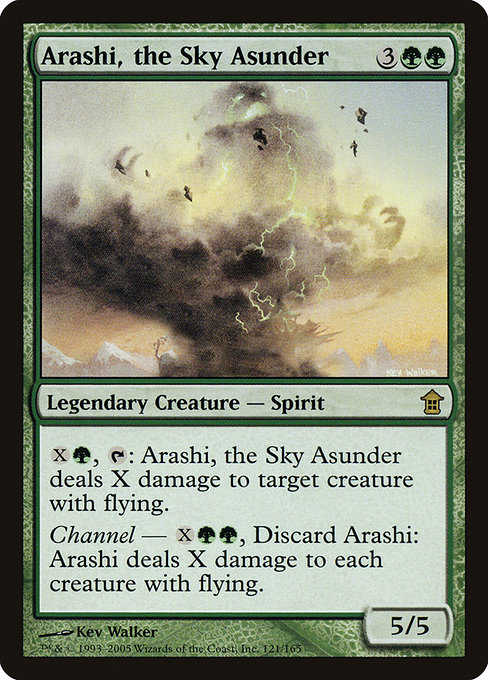 Arashi, the Sky Asunder<br /><span class="collector-number">Collector No. 121</span>