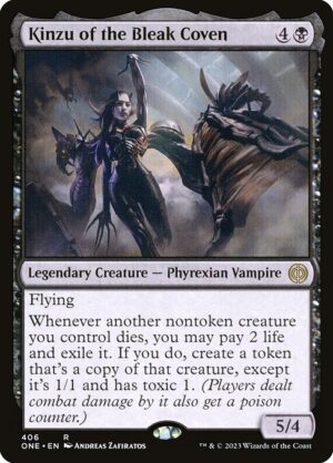 Kinzu of the Bleak Coven<br /><span class="collector-number">Collector No. 406</span>