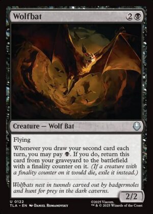 Wolfbat<br /><span class="collector-number">Collector No. 122</span>