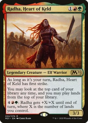 Radha, Heart of Keld<br /><span class="collector-number">Collector No. 224</span>