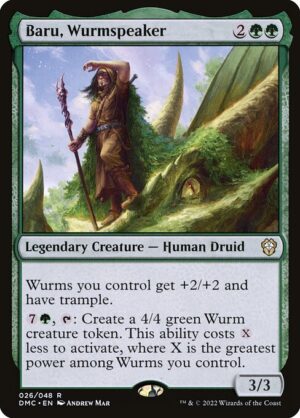 Baru, Wurmspeaker<br /><span class="collector-number">Collector No. 26</span>