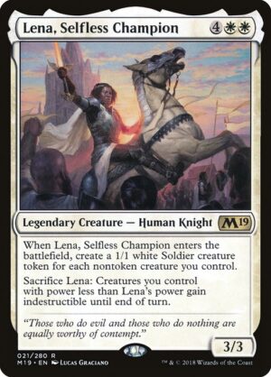 Lena, Selfless Champion<br /><span class="collector-number">Collector No. 21</span>