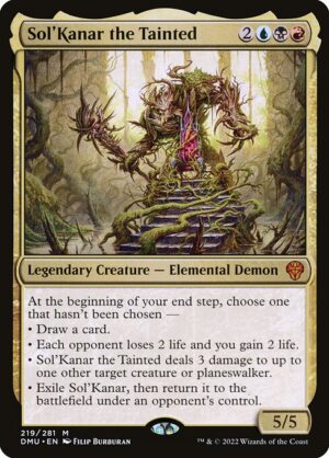 Sol'Kanar the Tainted<br /><span class="collector-number">Collector No. 219</span>