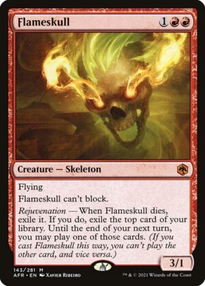 Flameskull<br /><span class="collector-number">Collector No. 143</span>