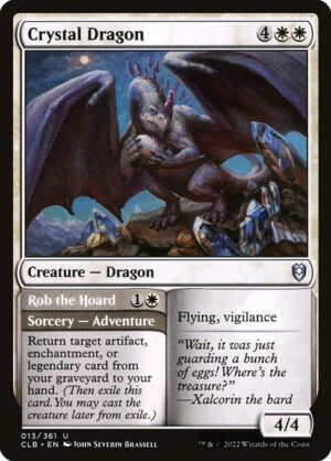 Crystal Dragon // Rob the Hoard<br /><span class="collector-number">Collector No. 13</span>