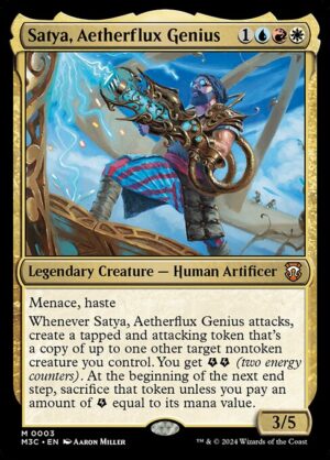 Satya, Aetherflux Genius<br /><span class="collector-number">Collector No. 3</span>