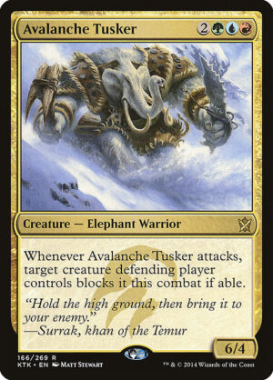 Avalanche Tusker<br /><span class="collector-number">Collector No. 166</span>