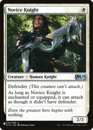 Novice Knight<br /><span class="collector-number">Collector No. M19-30</span>