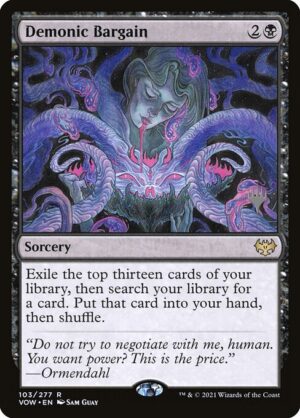 Demonic Bargain<br /><span class="collector-number">Collector No. 103p</span>