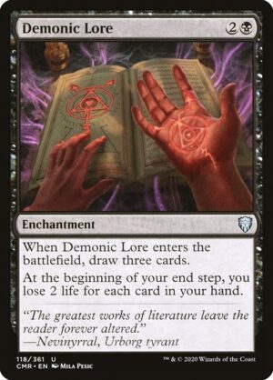 Demonic Lore<br /><span class="collector-number">Collector No. 118</span>