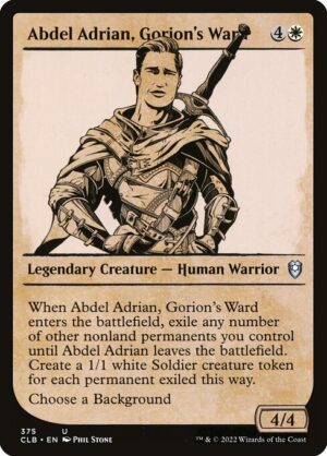 Abdel Adrian, Gorion's Ward<br /><span class="collector-number">Collector No. 375</span>