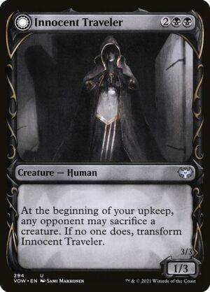 Innocent Traveler // Malicious Invader<br /><span class="collector-number">Collector No. 294</span>