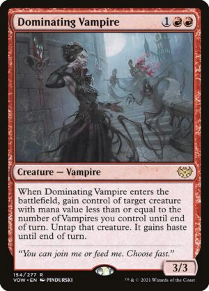 Dominating Vampire<br /><span class="collector-number">Collector No. 154</span>