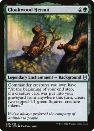 Cloakwood Hermit<br /><span class="collector-number">Collector No. 221</span>
