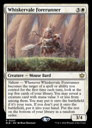 Whiskervale Forerunner<br /><span class="collector-number">Collector No. 40p</span>