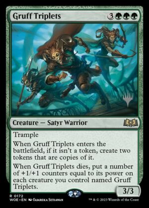 Gruff Triplets<br /><span class="collector-number">Collector No. 172p</span>