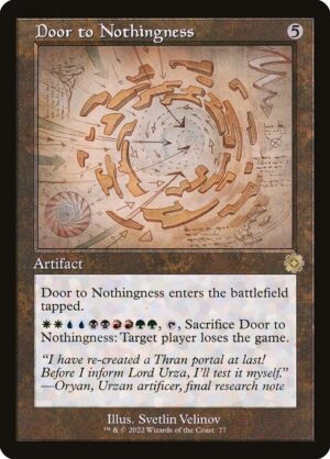 Door to Nothingness - Foil<br /><span class="collector-number">Collector No. 77</span>