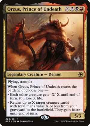 Orcus, Prince of Undeath<br /><span class="collector-number">Collector No. 229p</span>
