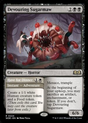 Devouring Sugarmaw // Have for Dinner - Foil<br /><span class="collector-number">Collector No. 224</span>
