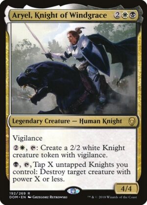 Aryel, Knight of Windgrace<br /><span class="collector-number">Collector No. 192</span>