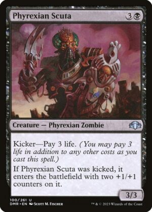 Phyrexian Scuta<br /><span class="collector-number">Collector No. 100</span>