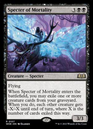 Specter of Mortality<br /><span class="collector-number">Collector No. 107</span>