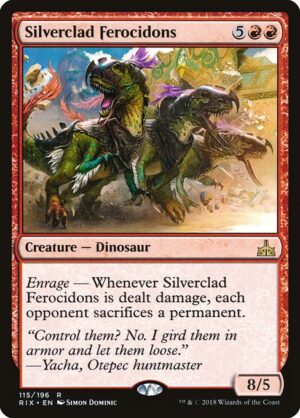 Silverclad Ferocidons - Foil<br /><span class="collector-number">Collector No. 115</span>
