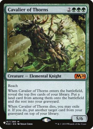 Cavalier of Thorns<br /><span class="collector-number">Collector No. M20-167</span>