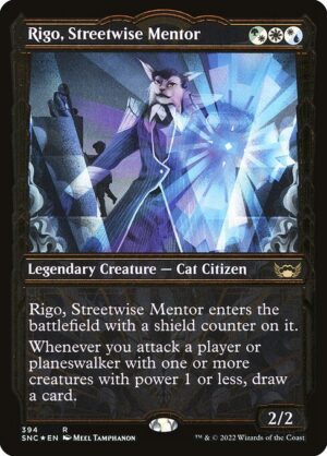 Rigo, Streetwise Mentor - Foil<br /><span class="collector-number">Collector No. 394</span>