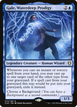 Gale, Waterdeep Prodigy<br /><span class="collector-number">Collector No. 72</span>