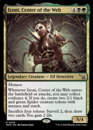 Izoni, Center of the Web<br /><span class="collector-number">Collector No. 209</span>
