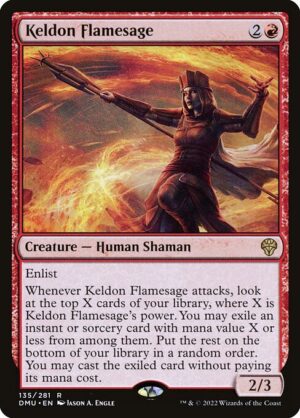 Keldon Flamesage<br /><span class="collector-number">Collector No. 135</span>