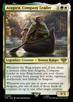 Aragorn, Company Leader<br /><span class="collector-number">Collector No. 191</span>