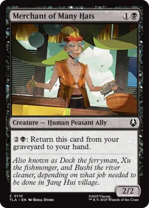 Merchant of Many Hats<br /><span class="collector-number">Collector No. 110</span>