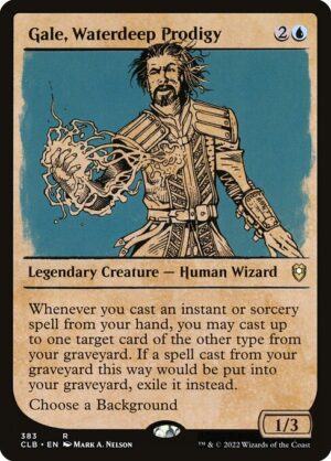 Gale, Waterdeep Prodigy<br /><span class="collector-number">Collector No. 383</span>