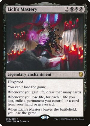 Lich's Mastery<br /><span class="collector-number">Collector No. 98</span>