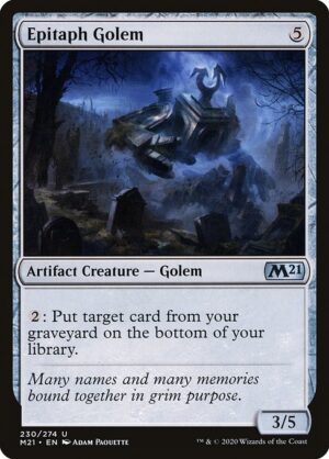 Epitaph Golem<br /><span class="collector-number">Collector No. 230</span>