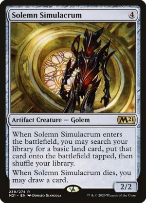 Solemn Simulacrum<br /><span class="collector-number">Collector No. 239</span>