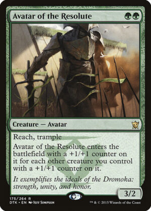 Avatar of the Resolute<br /><span class="collector-number">Collector No. 175</span>