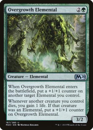 Overgrowth Elemental<br /><span class="collector-number">Collector No. 187</span>